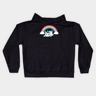 Existential Angst: A Saddened Unicorn in an Existential Crisis Kids Hoodie